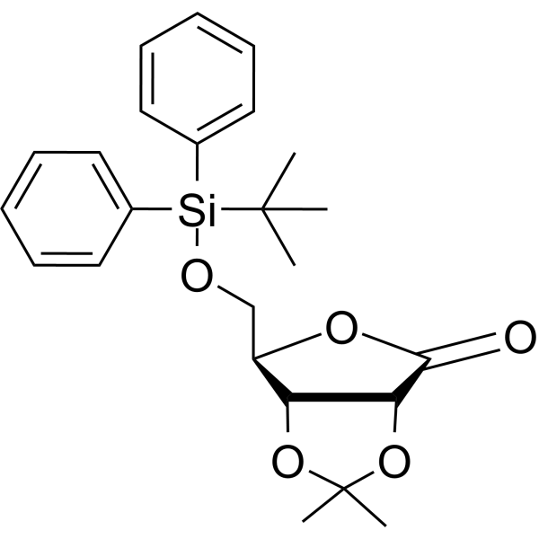 5-O-(tert-Butyldiphenylsilyl)-2,3-isopropylidene-D-ribonolactone 130222-84-3